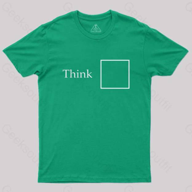 Think Outside The Box T-Shirt Green / S