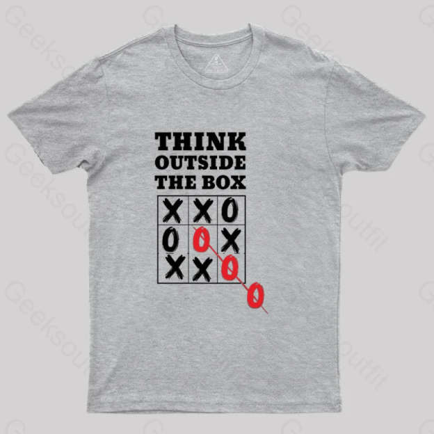 Think Outside The Box T-Shirt Grey / S