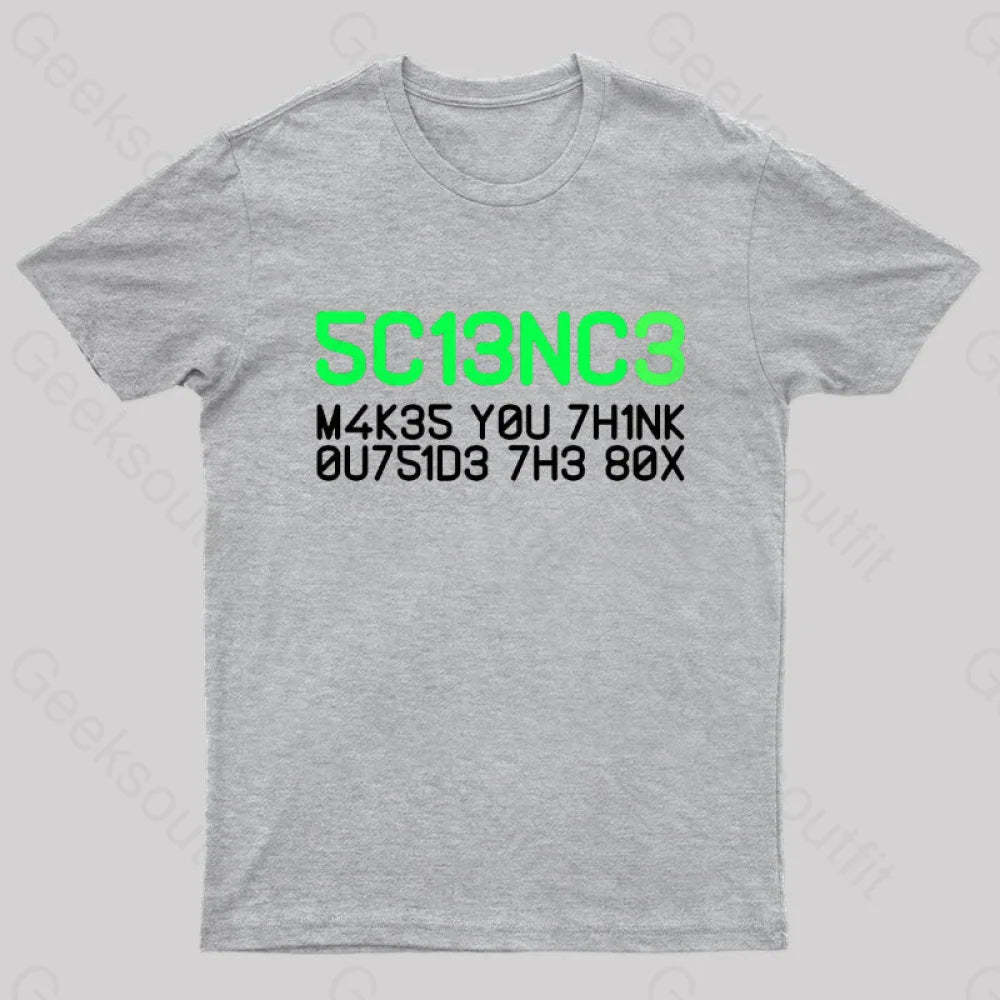 Think Outside The Box T-Shirt Grey / S