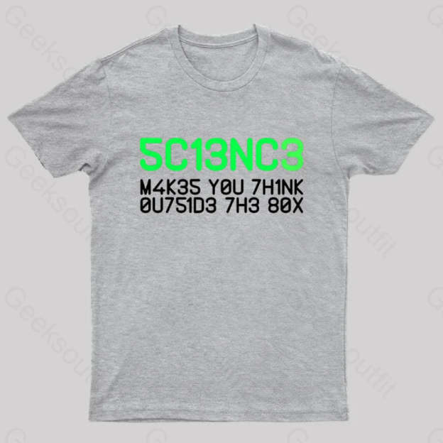 Think Outside The Box T-Shirt Grey / S