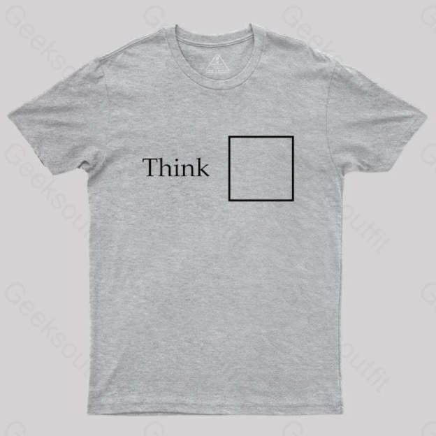 Think Outside The Box T-Shirt Grey / S