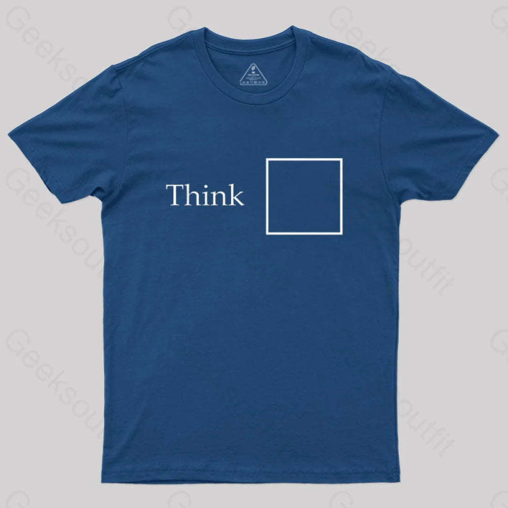 Think Outside The Box T-Shirt Navy / S