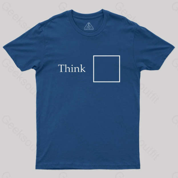 Think Outside The Box T-Shirt Navy / S