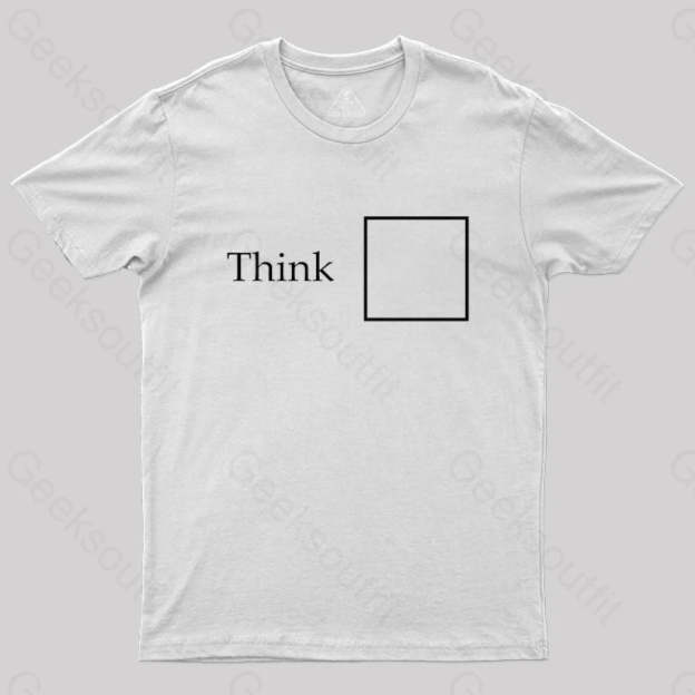 Think Outside The Box T-Shirt White / S