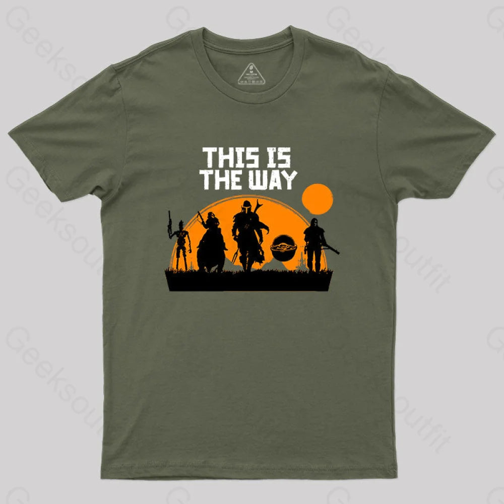 This Is The Way V2 T-Shirt Army Green / S