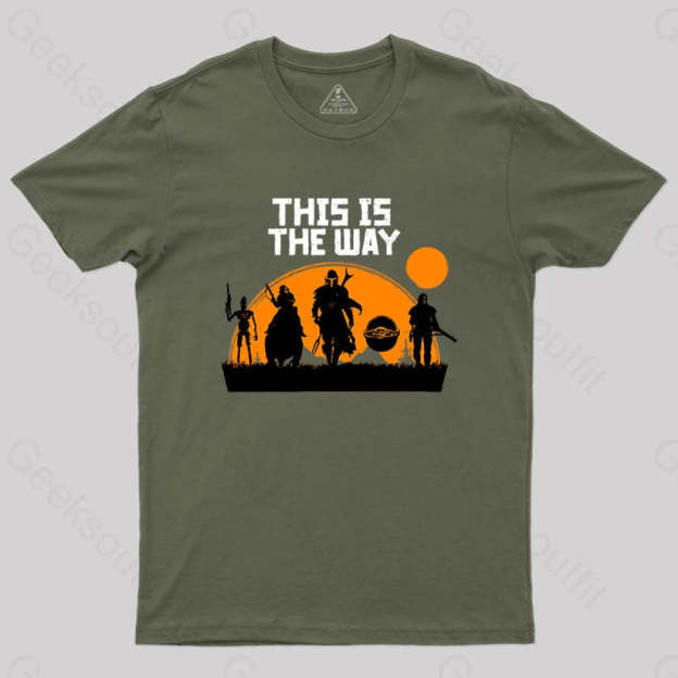 This Is The Way V2 T-Shirt Army Green / S