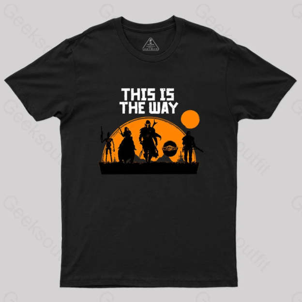 This Is The Way V2 T-Shirt Black / S