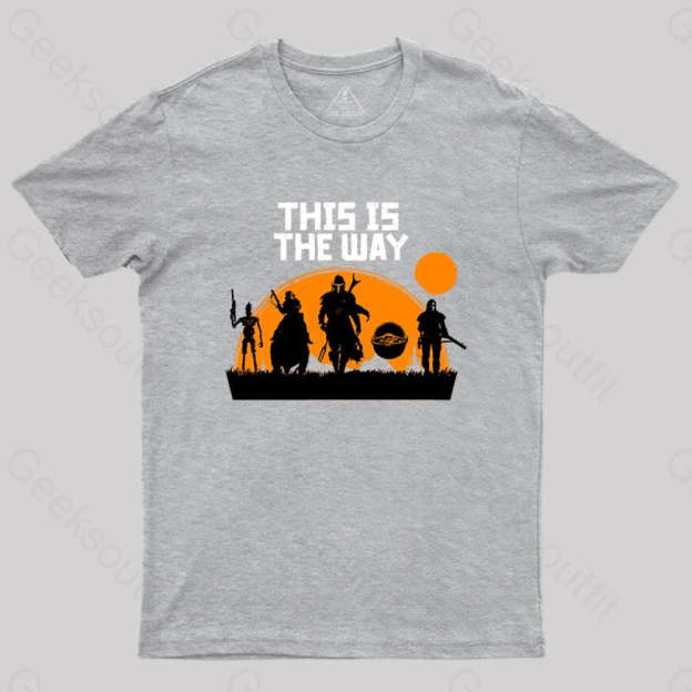 This Is The Way V2 T-Shirt Grey / S