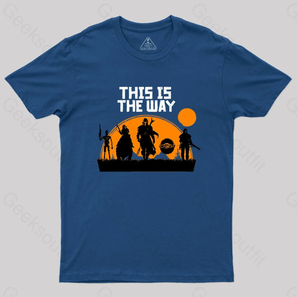 This Is The Way V2 T-Shirt Navy / S