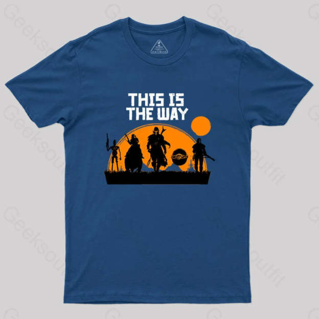 This Is The Way V2 T-Shirt Navy / S