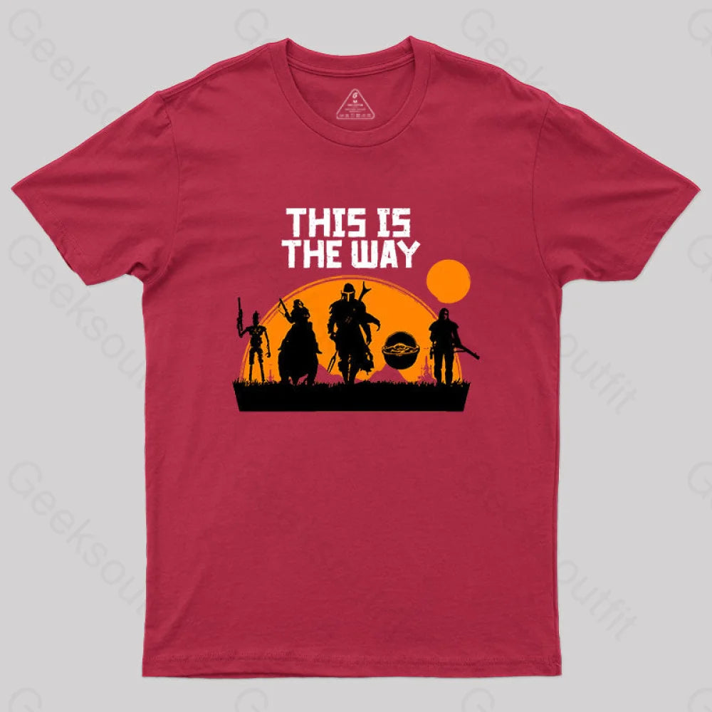 This Is The Way V2 T-Shirt Red / S