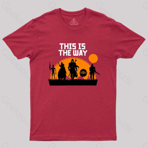 This Is The Way V2 T-Shirt Red / S