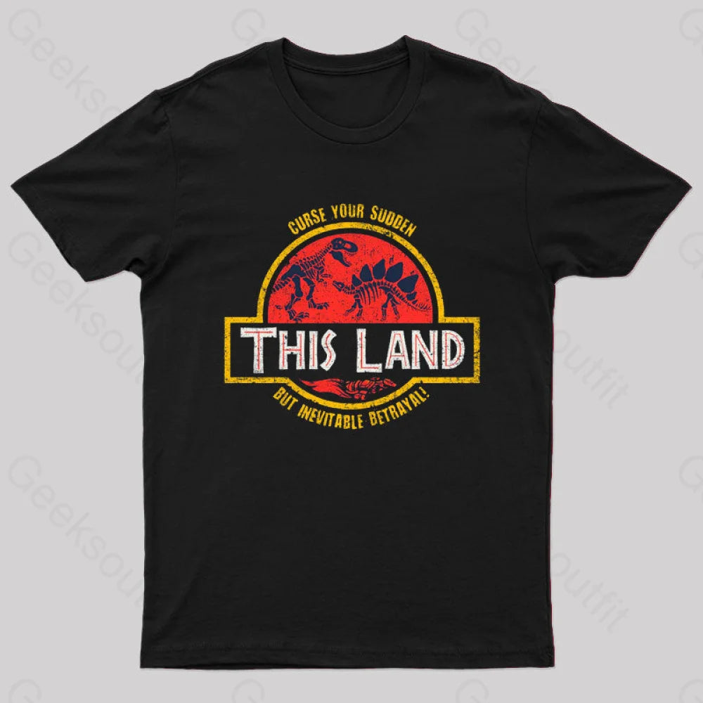 This Land Geek T-Shirt Black / S