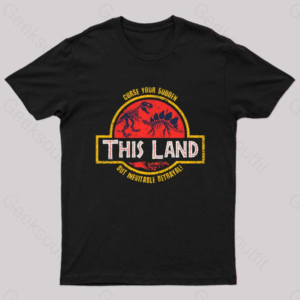 This Land Geek T-Shirt Black / S