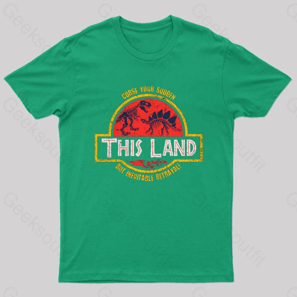This Land Geek T-Shirt Green / S