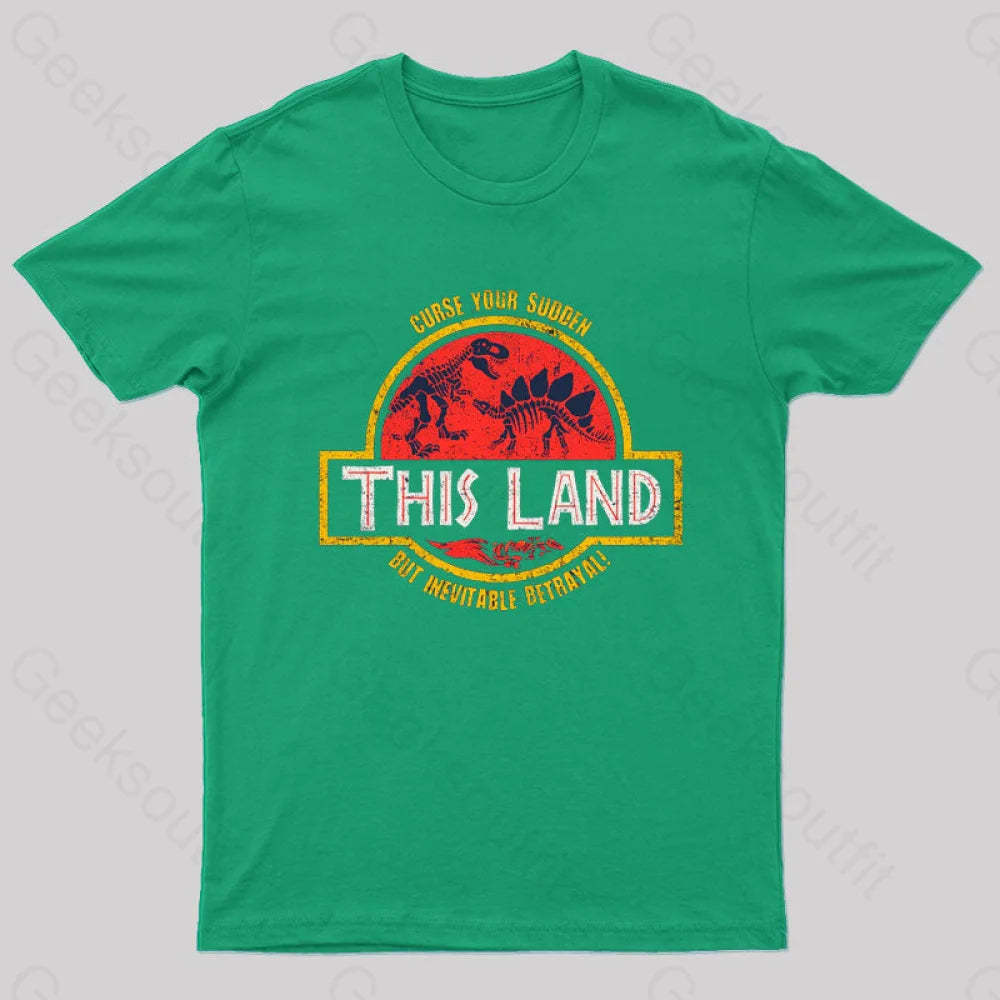 This Land Geek T-Shirt Green / S