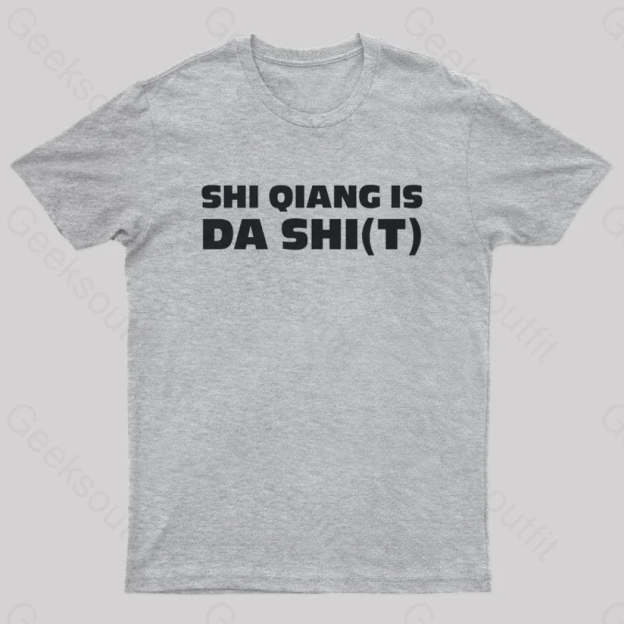 Three Body Problem Geek T-Shirt Grey / S