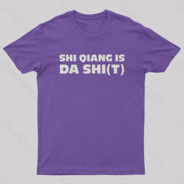 Three Body Problem Geek T-Shirt Purple / S