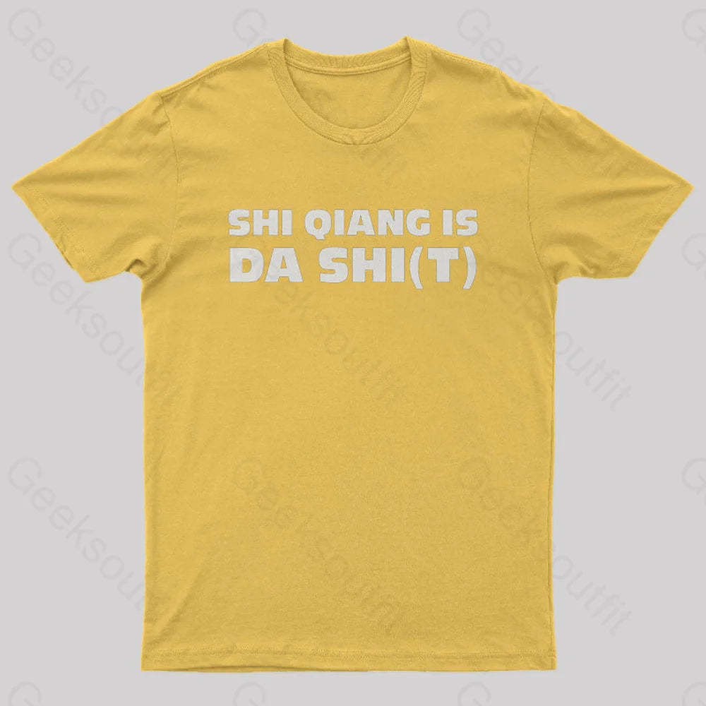 Three Body Problem Geek T-Shirt Yellow / S