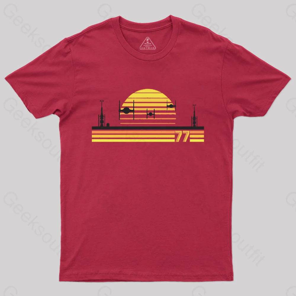 Tie Arrival T-Shirt Red / S