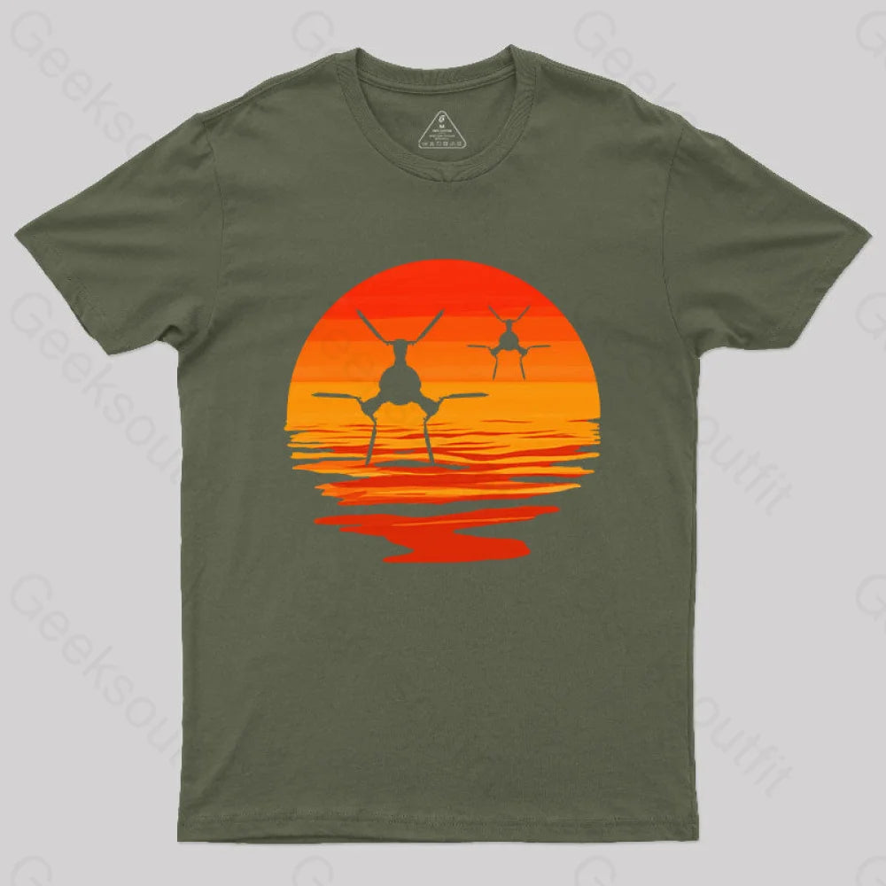 Tie/D Defender T-Shirt Army Green / S Yc
