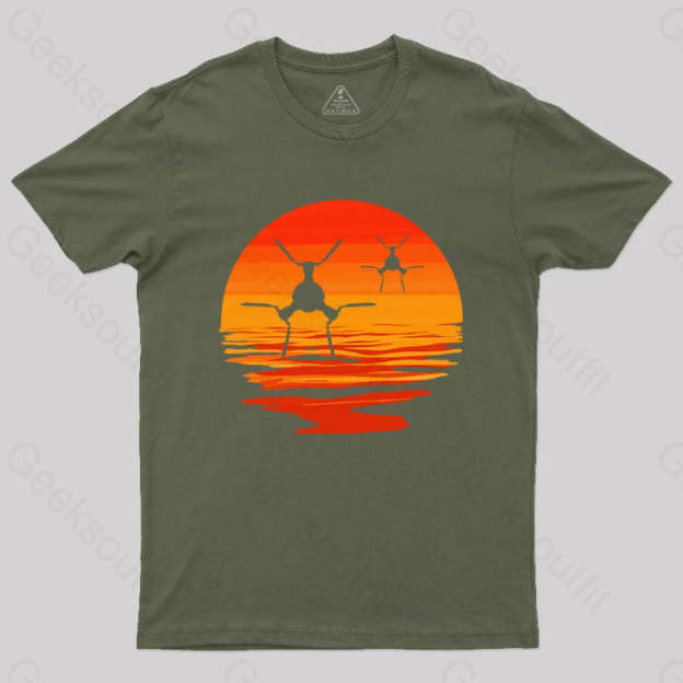 Tie/D Defender T-Shirt Army Green / S Yc
