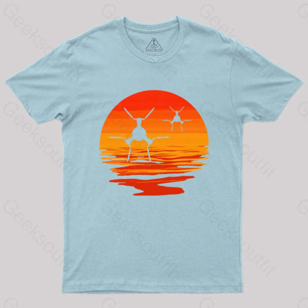 Tie/D Defender T-Shirt Light Blue / S Yc