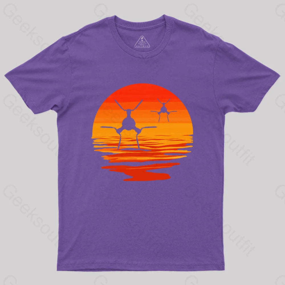 Tie/D Defender T-Shirt Purple / S Yc
