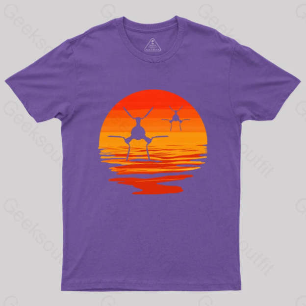 Tie/D Defender T-Shirt Purple / S Yc