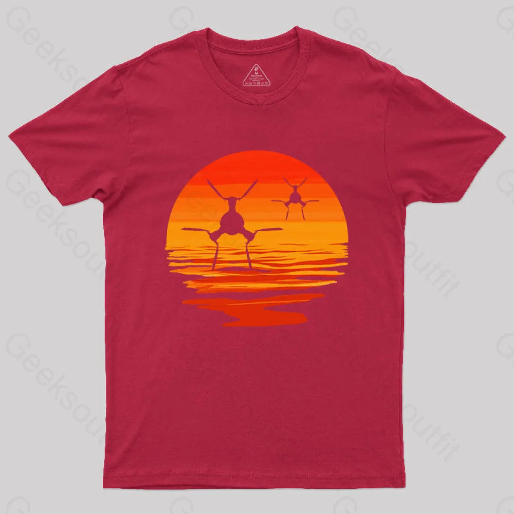 Tie/D Defender T-Shirt Red / S Yc