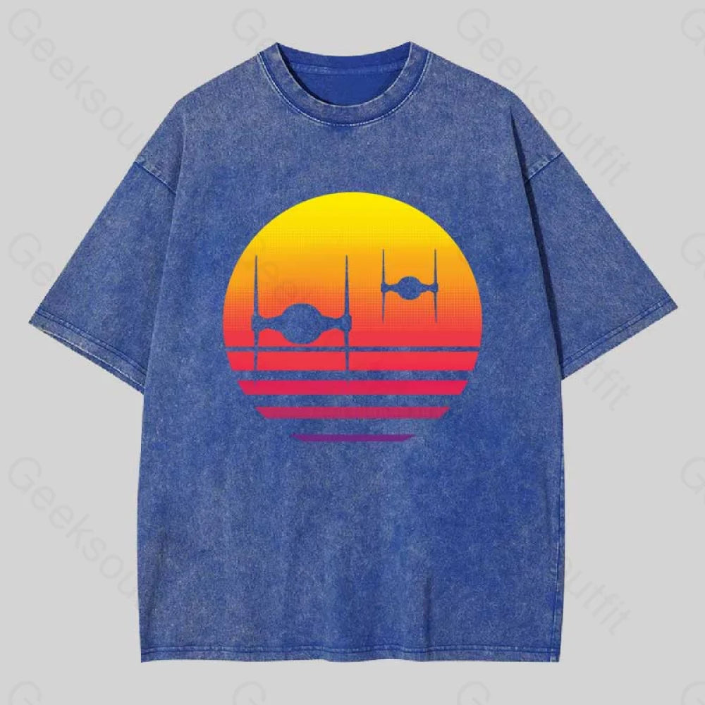 100% Cotton Graphic Washed Vintage Geeky T-shirts