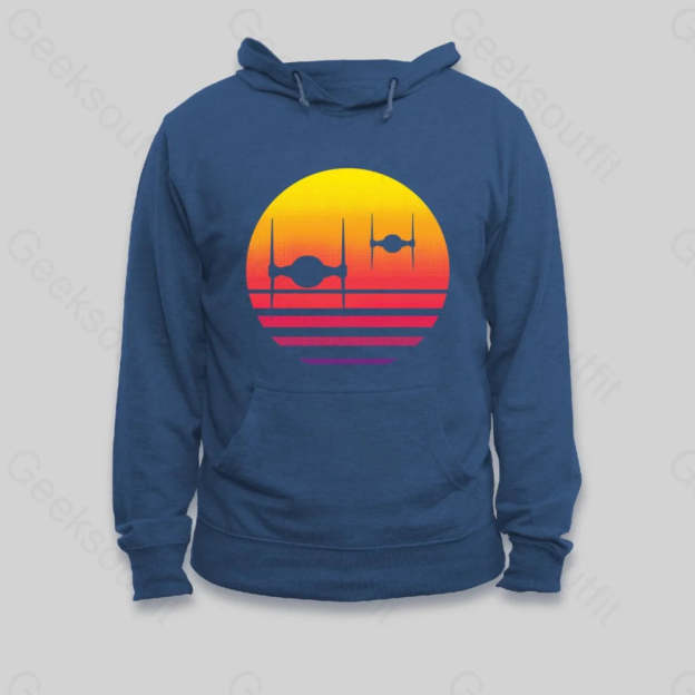 Tie Fighter Sunset Hoodie - Geeksoutfit