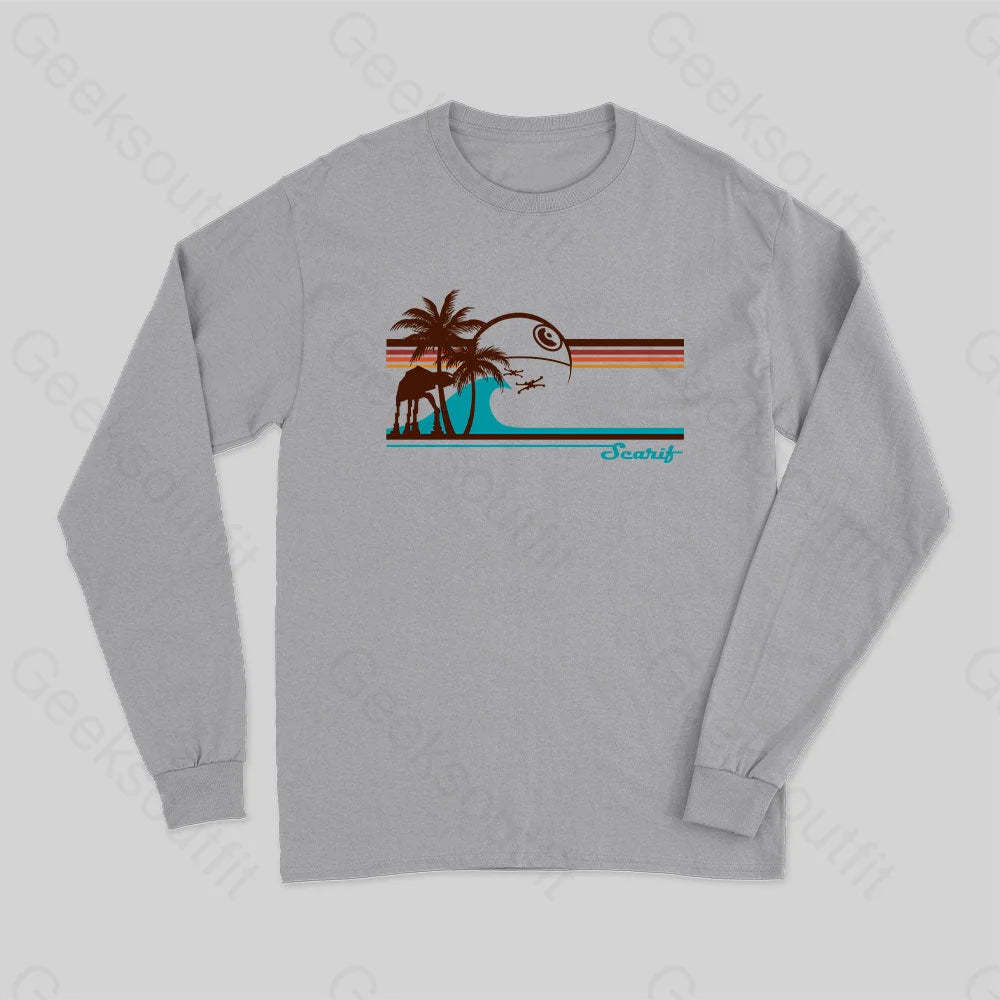 Tie Fighters Vintage Nerd Sleeve T-Shirt Grey / S