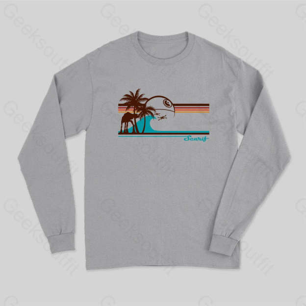 Tie Fighters Vintage Nerd Sleeve T-Shirt Grey / S