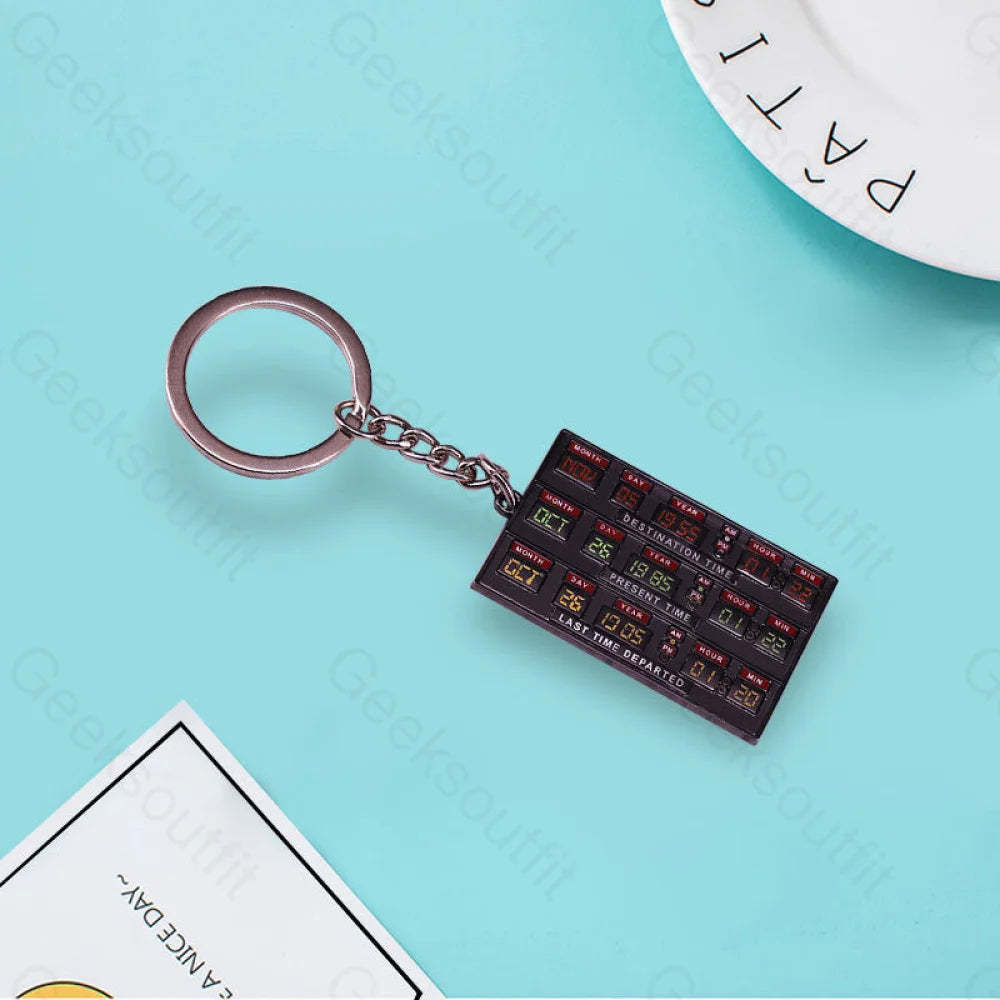 Time Circuits Keychain