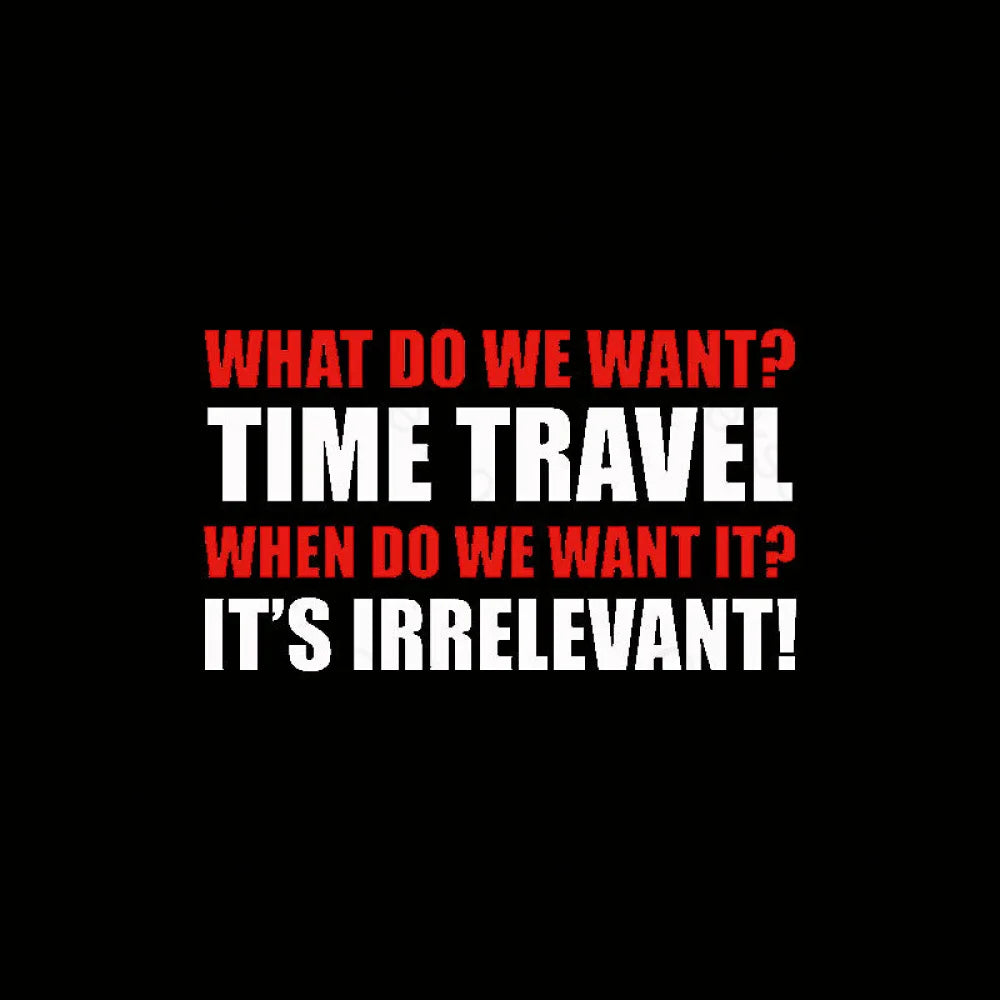 Time Travel Essential Nerd T-Shirt