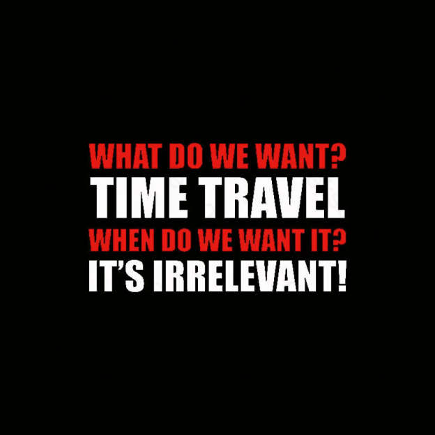 Time Travel Essential Nerd T-Shirt
