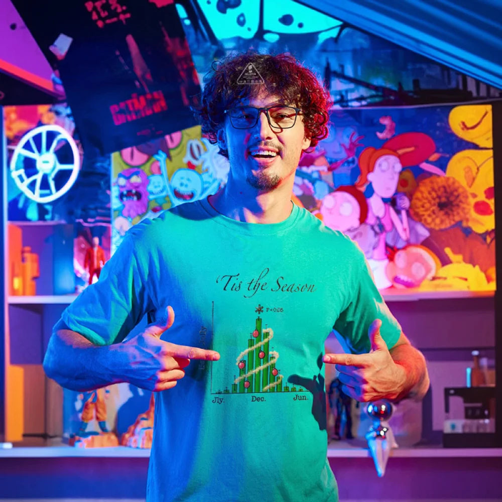 Tis The Season Bar Graph Geek T-Shirt