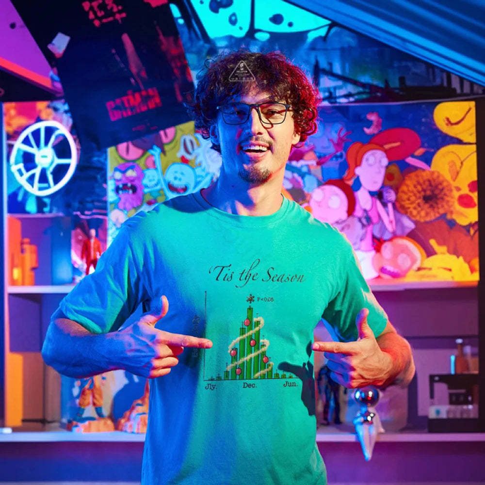 Tis The Season Bar Graph Geek T-Shirt