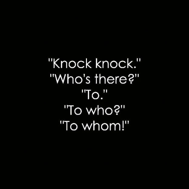 To Who Whom Nerd T-Shirt