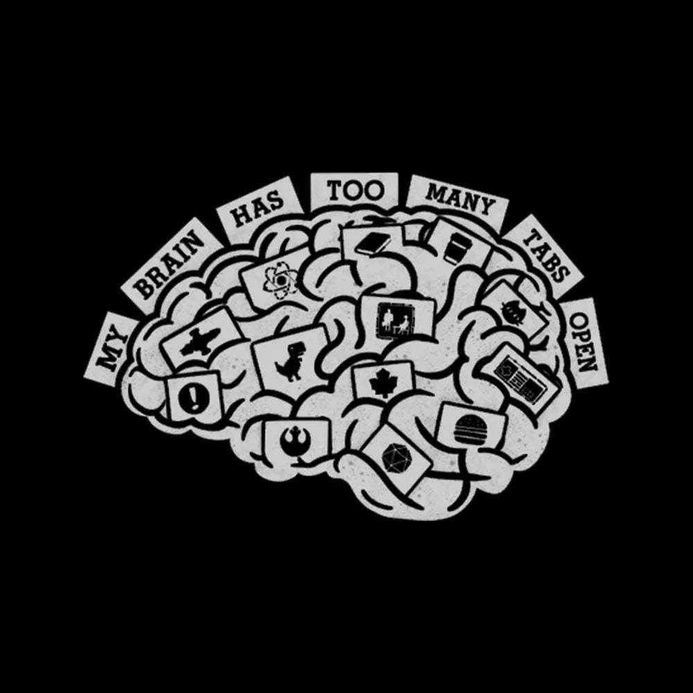 Too Many Tabs Nerd T-Shirt