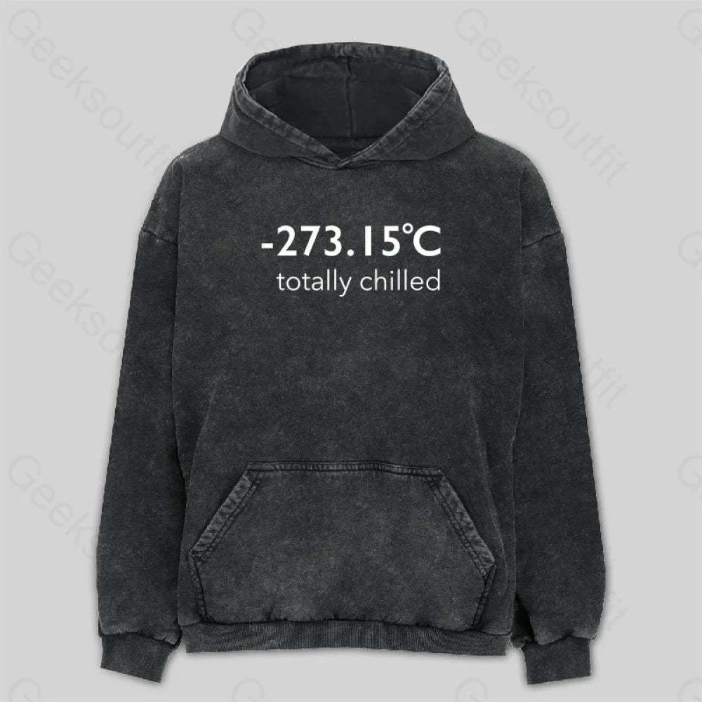 Totally Chilled Washed Hoodie M
