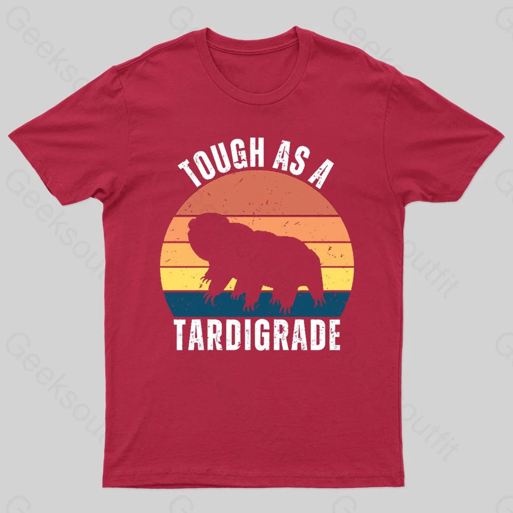 Tough As A Tardigrade Nerd T-Shirt Red / S