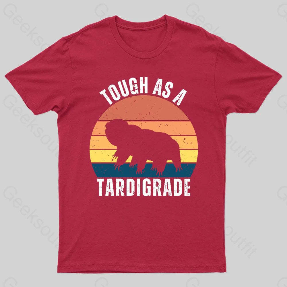 Tough As A Tardigrade Nerd T-Shirt Red / S