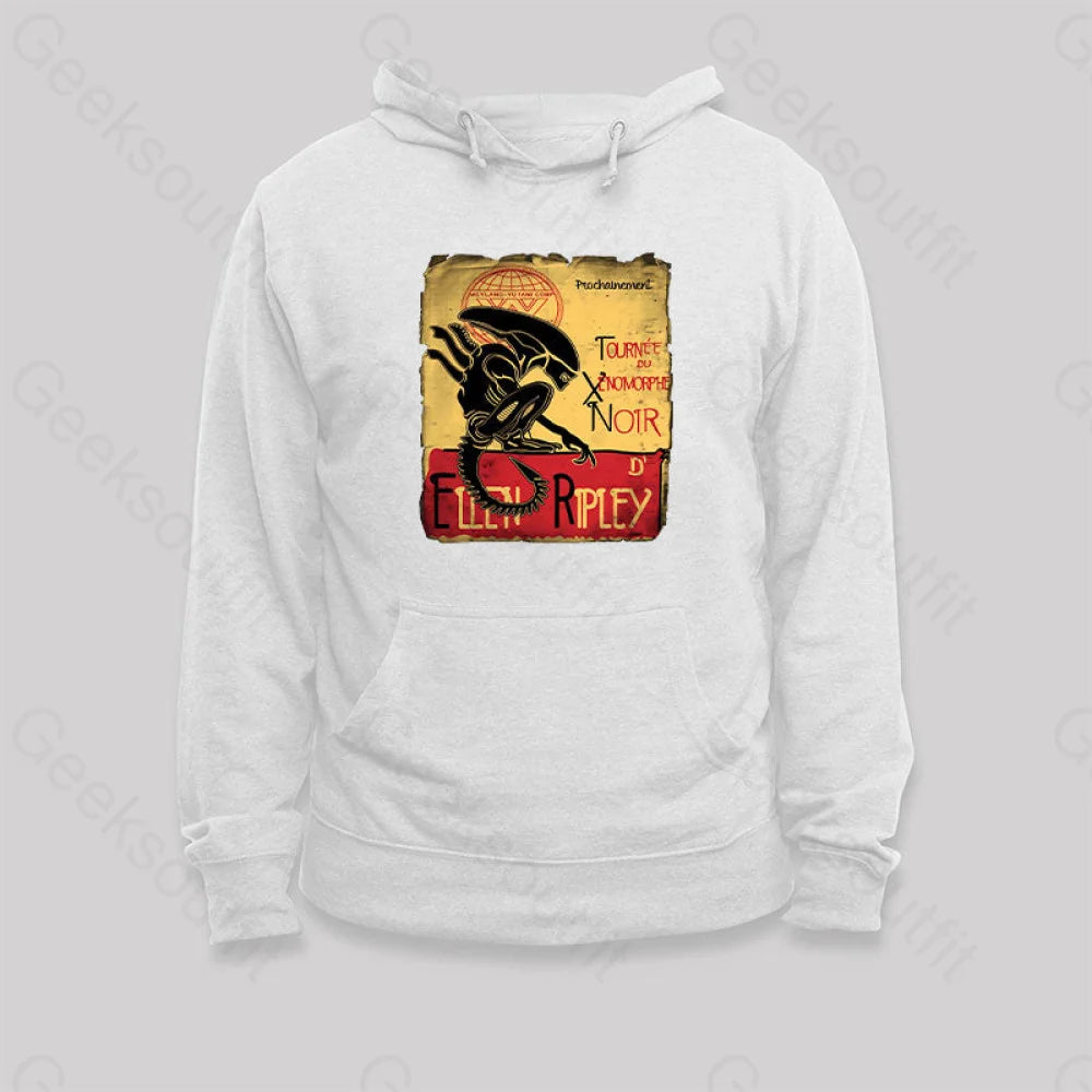 Tournee Du Xenomorphe Doir Hoodie White / S