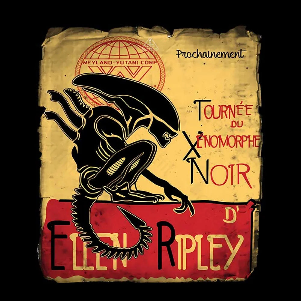 Tournee Du Xenomorphe Doir T-Shirt