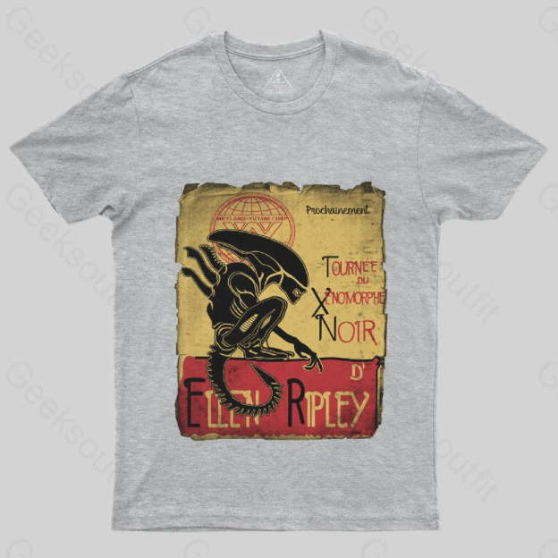 Tournee Du Xenomorphe Doir T-Shirt - Geeksoutfit