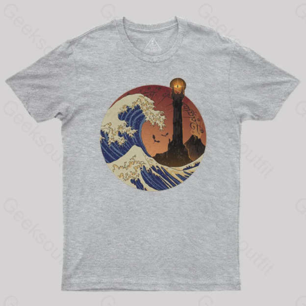 Tower Wave Geek T-Shirt Grey / S