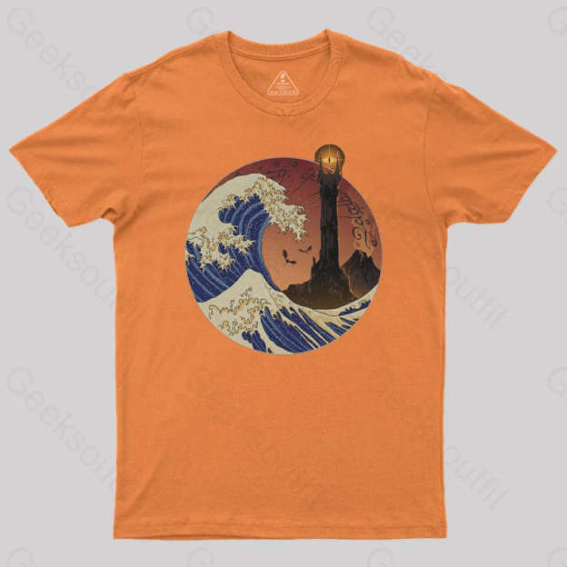 Tower Wave Geek T-Shirt Orange / S