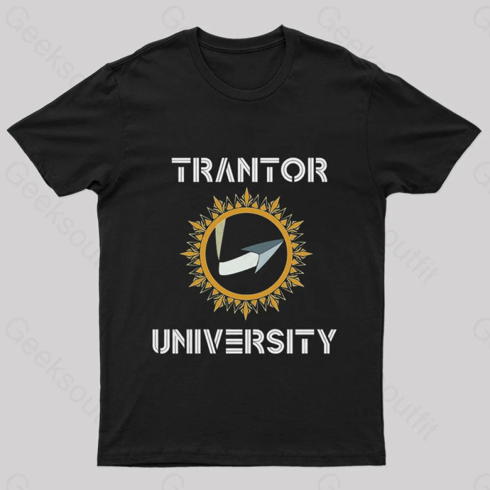 Trantor University Classic Nerd T-Shirt Black / S